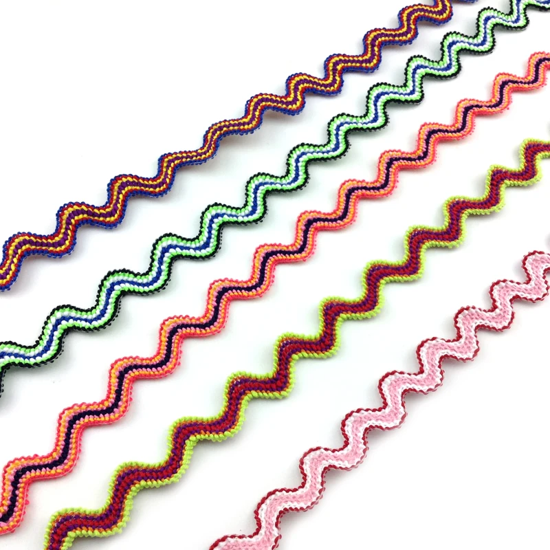 8mm Colorful Ric Rac Ribbon Tape Zig Zag Lace Trimming 31 Color ...