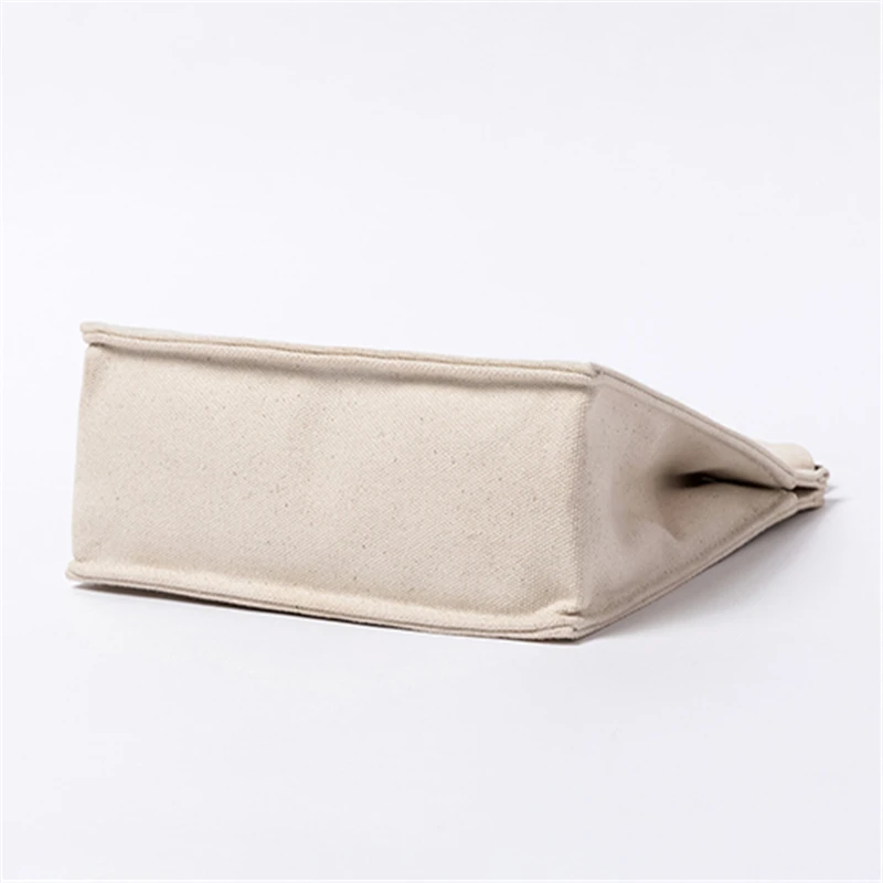 Western style small bag white canvas literary handbags Mori shoulder shoulder small square bag