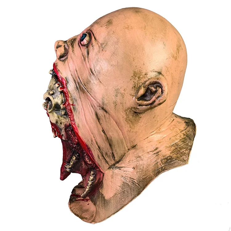 giga 吃人查理恐怖硅胶乳胶面具万圣节