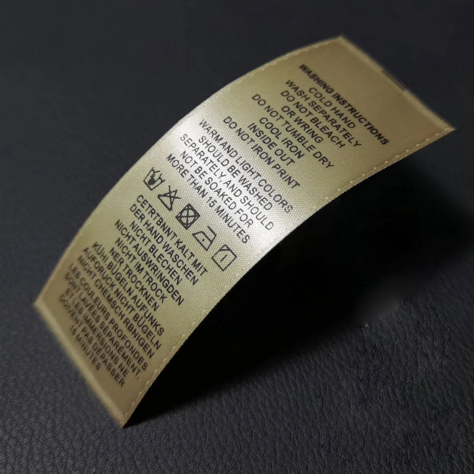 

Hot Sale Packaging Labels Customized Woven For Clothing Brand