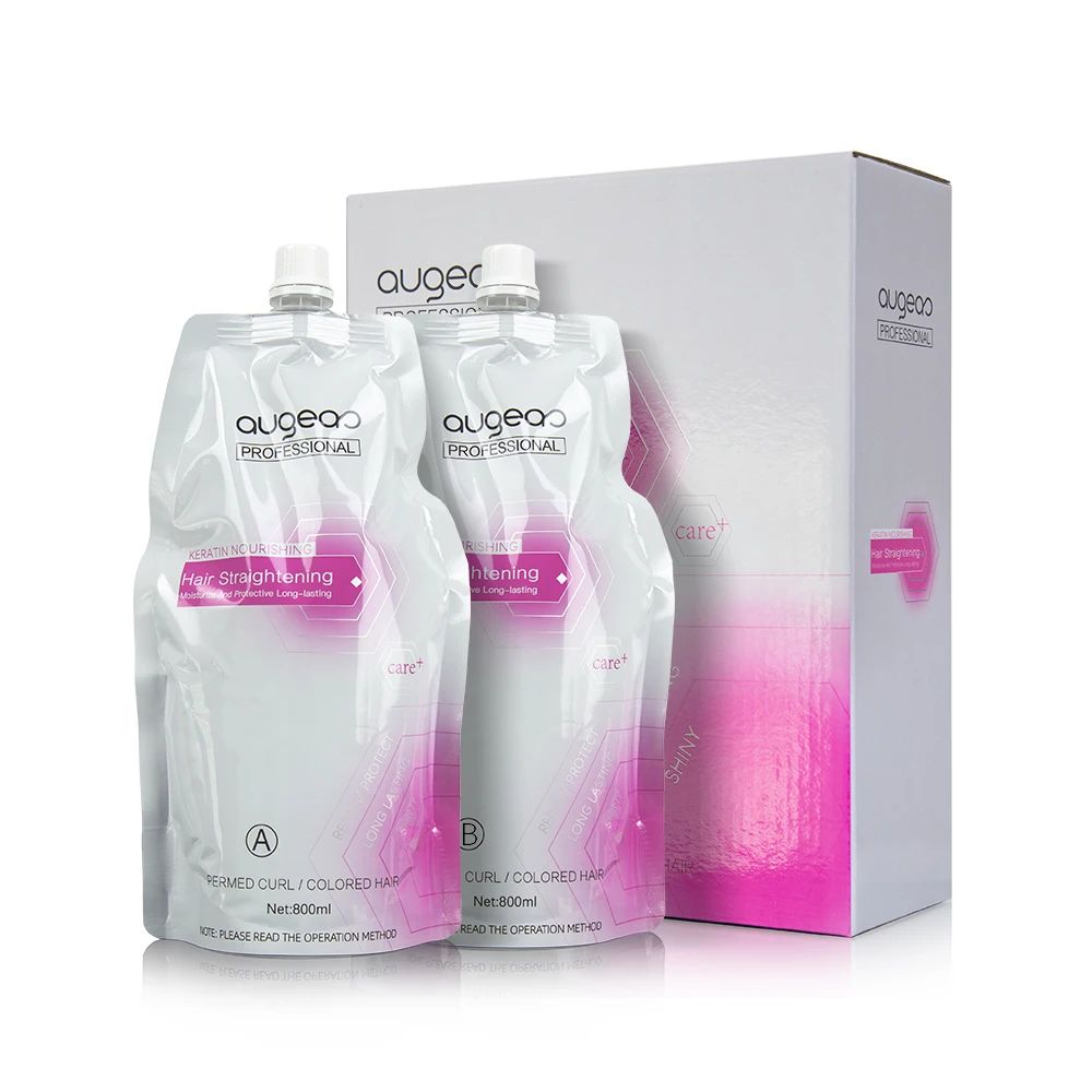 Wholesale Price in Stock Protein Brazilian Keratin Permanent Professional Perm Lotion Rebonding Cream Hair Straightening