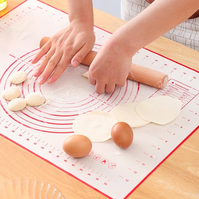 
Custom Multipurpose Countertop Protector Bakeware Non Stick Sheet Silicone Pastry Rolling Pin Baking Mat For Rolling Dough  (62535490286)