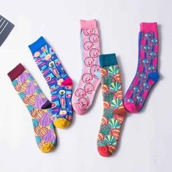 

HW02 Hot sale new style colorful women cotton socks