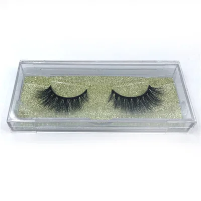 

Queena Crossborder pair mink hair false eyelash new thick realistic 3D mink hair false eyelash manufacturers spot