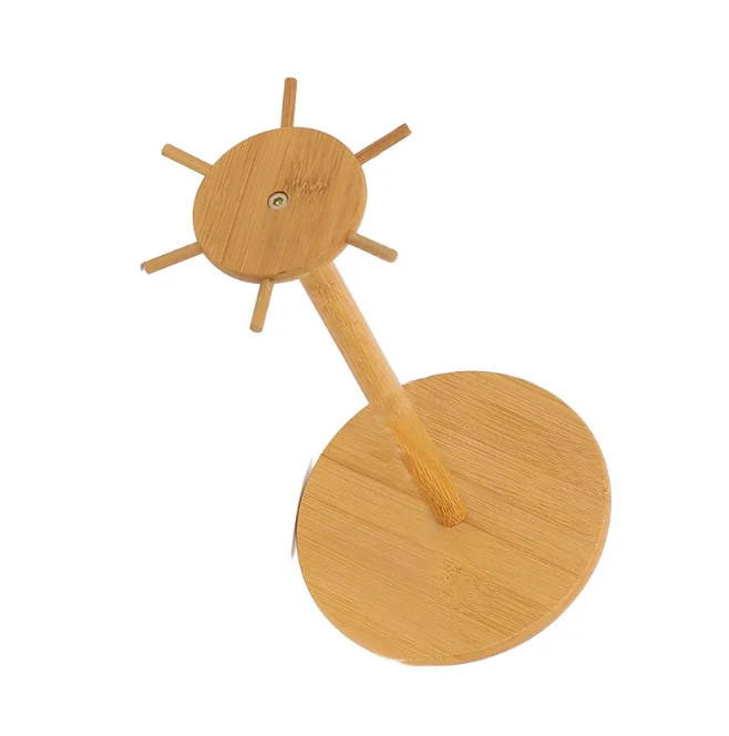 

Wholesale Spurtles Bamboo Wood Standing hook rack