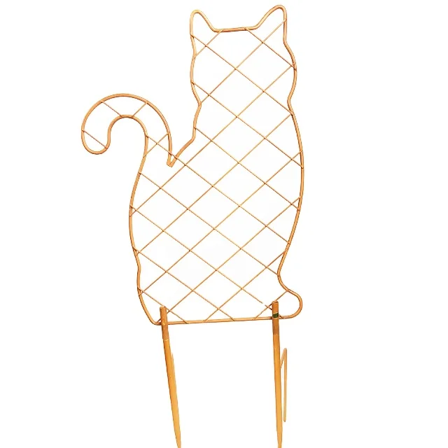 

Metal climbing Cat Trellis Stake Outdoor Garden Yard Decoration, As photo show or as per your request