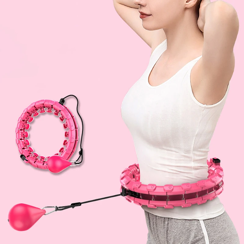 

Magic Hoop Thin Waist Abdominal Exercise Loss Weights hoop massage collapsible massaging hoop exerciser, Mix