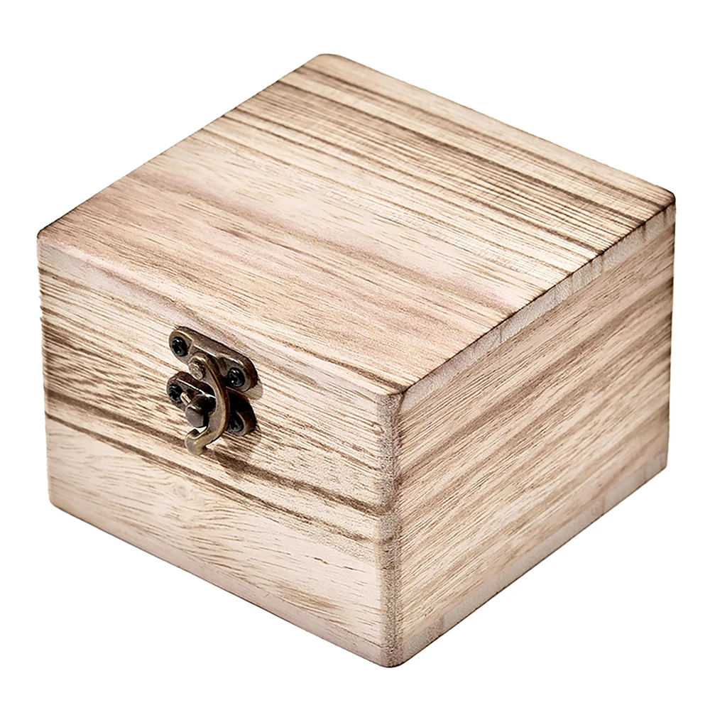 Natural Bamboo Luxury Eco-Friendly Square Wooden Packaging Luxury Watch Gift Box Case with Custom Engraved Logo