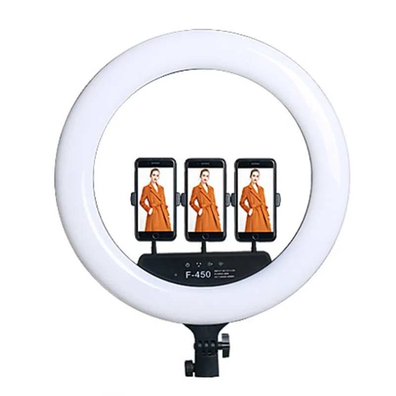 

keianmi ring light with tripod ring light 18 inch led camera video light