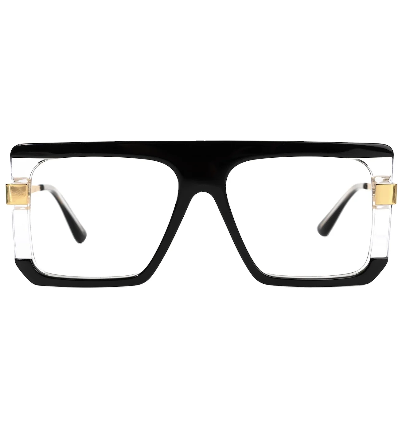 

Zeelool Vooglam spectacle Wholesale black gold red green Aviation Acetate Frames optical glasses business men eyewear frames