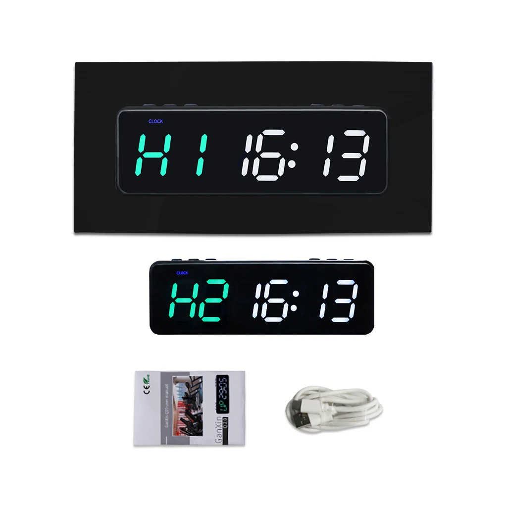 Portable Led Digital Fitness Timer Gym Wall Clock Timer Sport