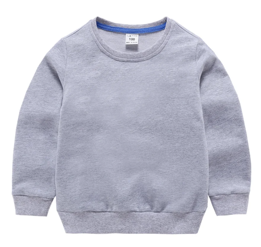 

Children Sweatshirt Custom Toddler Kids Crewneck Sweatshirt without Patch