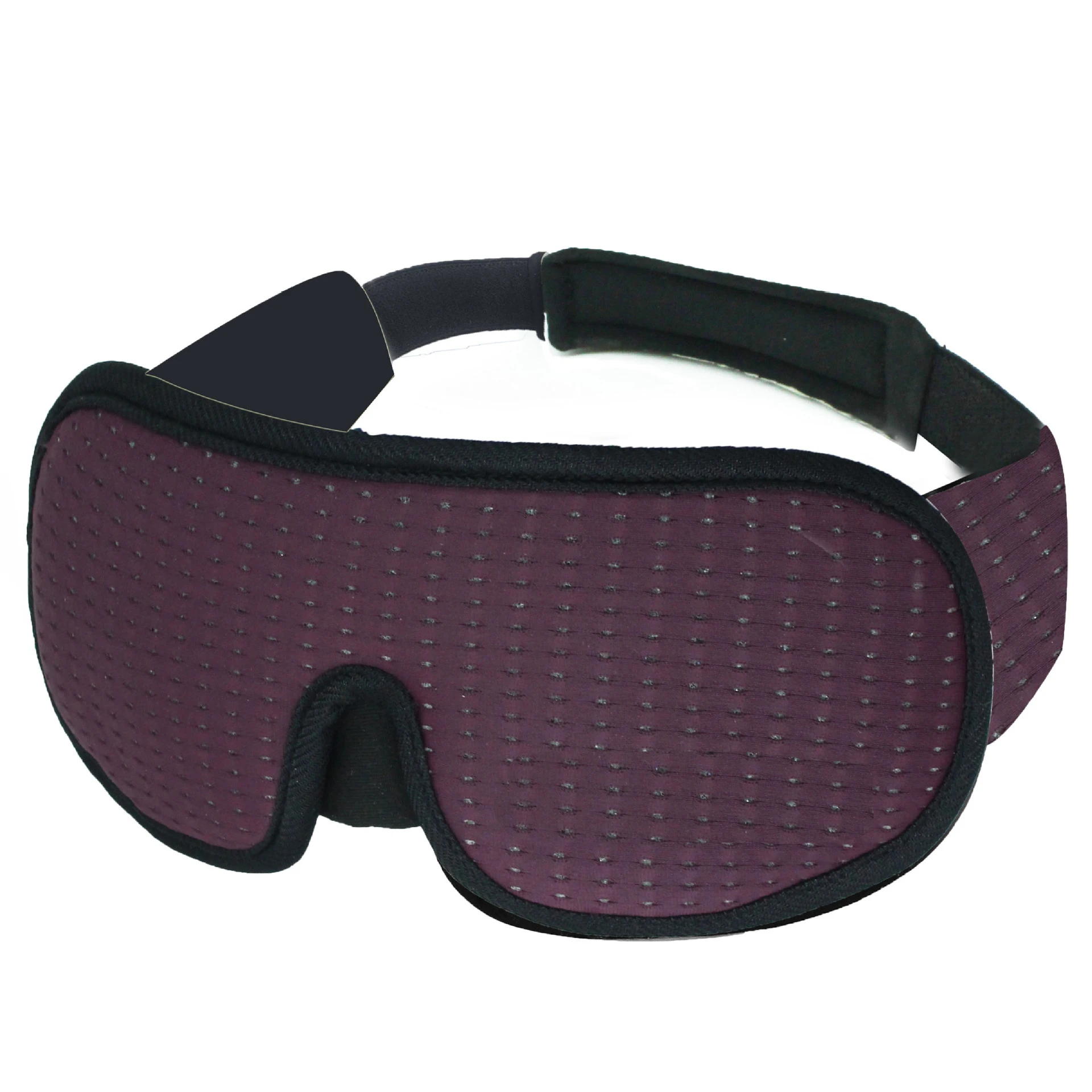 

3D Contoured memory foam eye mask 100% Blackout Sleeping Mask with Adjustable Strap