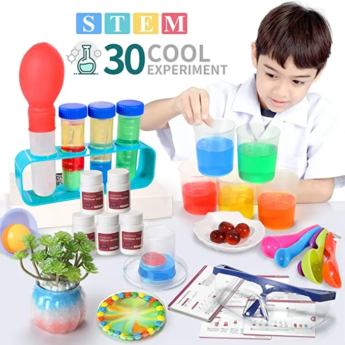 Science Kit With 30 Science Lab Experiments,Diy Stem Educational 