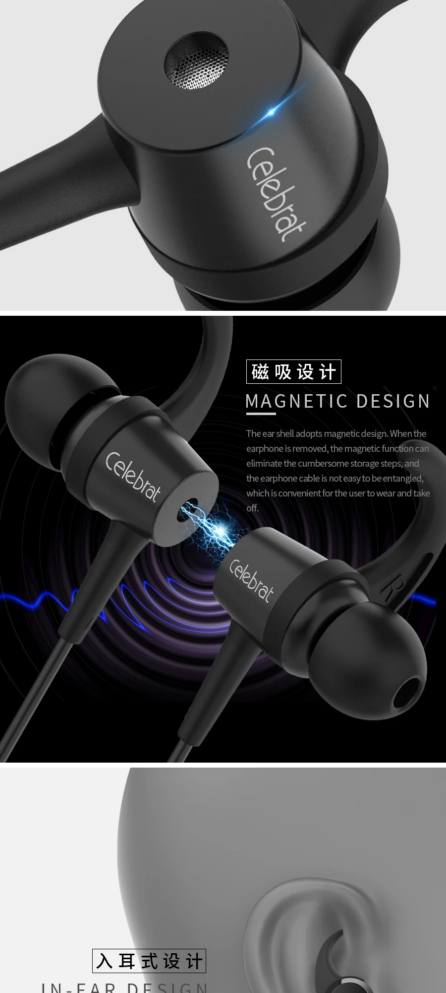 Hot sale A15 neckband sport wireless earbuds headphones with microphone - ANKUX.COM