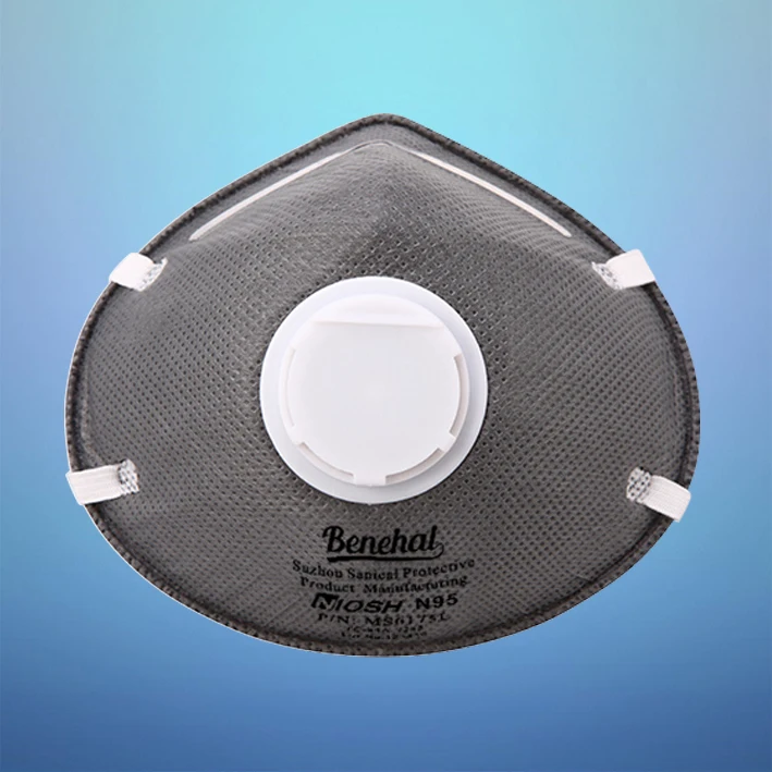 
Large Size Disposable Activated Exhalation Valve N95 Particulate Respirator 