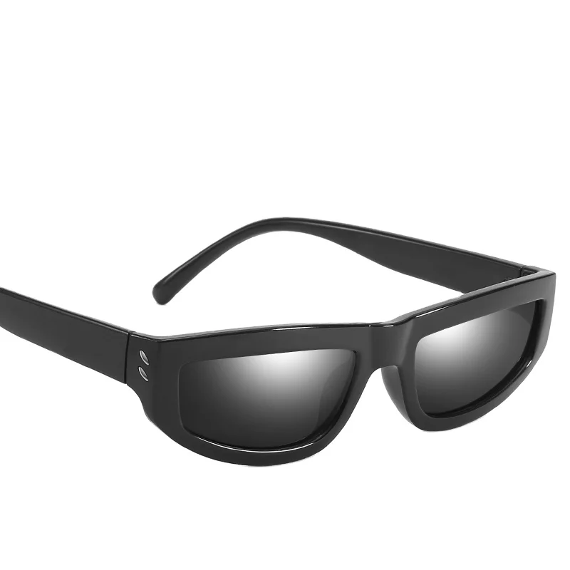 

RENNES [RTS] wholesale womens sunglasses trendy thick frame unisex PC square frame sunglasses, Colorful