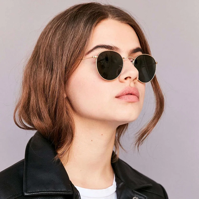 

2021 Hot Sale Luxury Fashion Brand Designer Round Shade Men Women Sun Glasses Sunglasses 2022