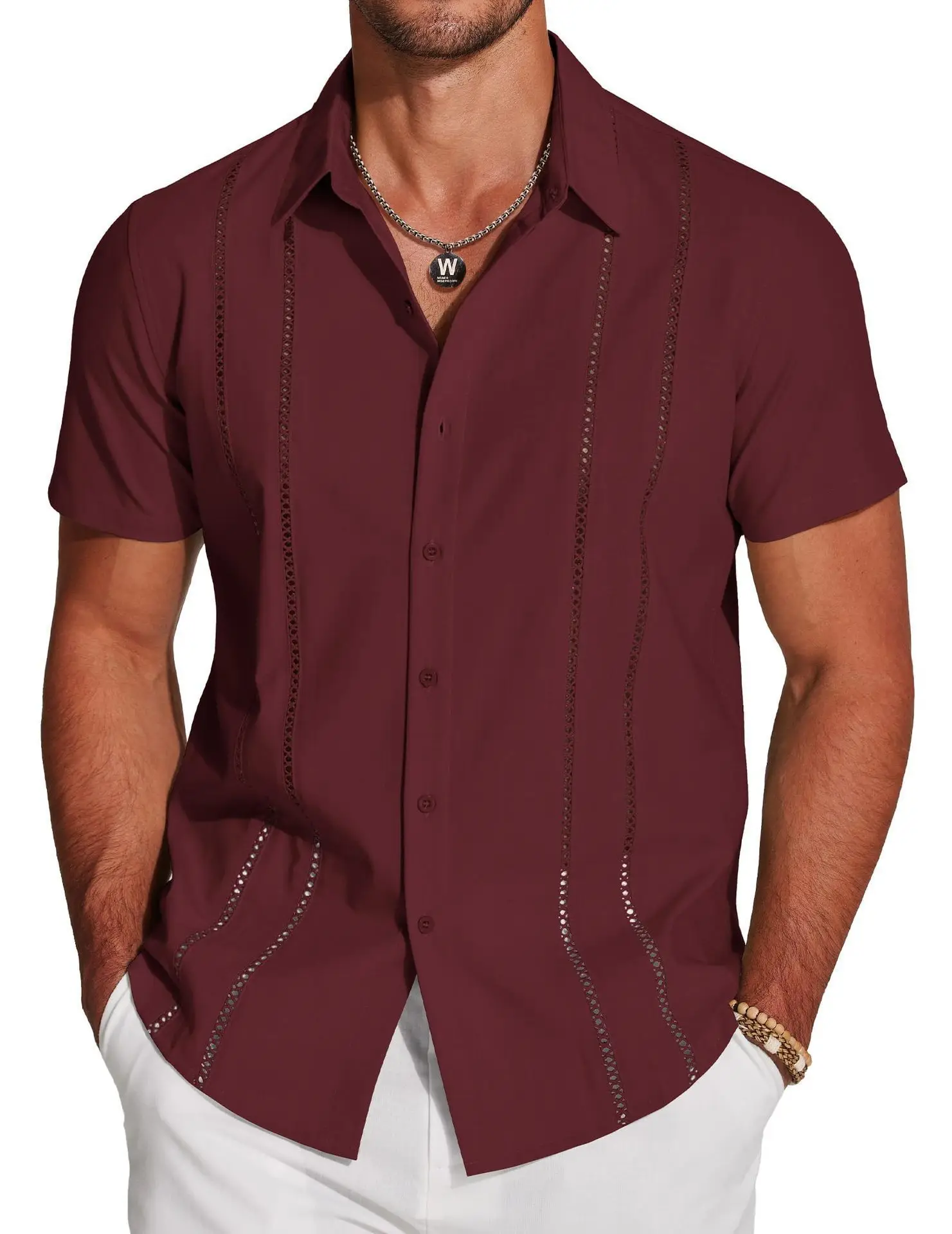 Loose Fit Casual Short Sleeve Shirt