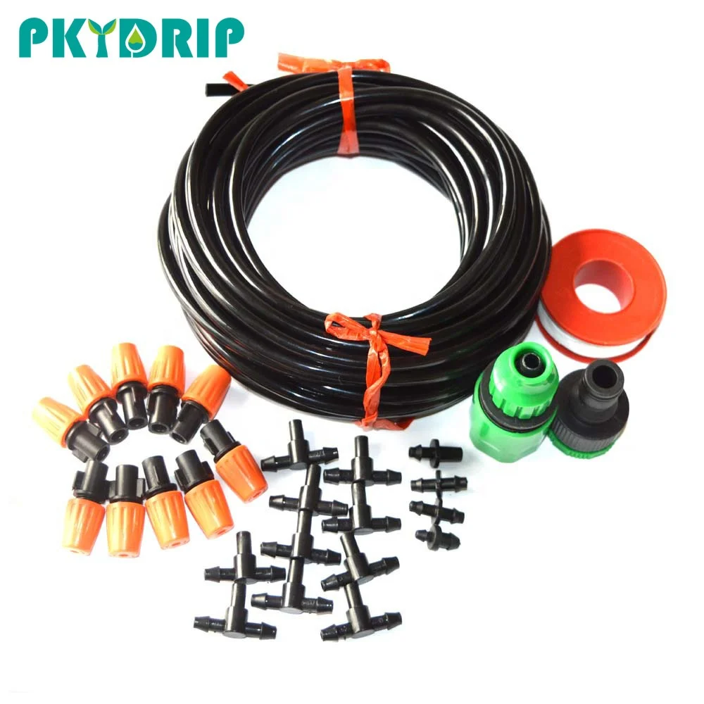 Automatic Micro Drip Irrigation System Garden Irrigation Spray Watering Kits With Adjustable Sprinkler