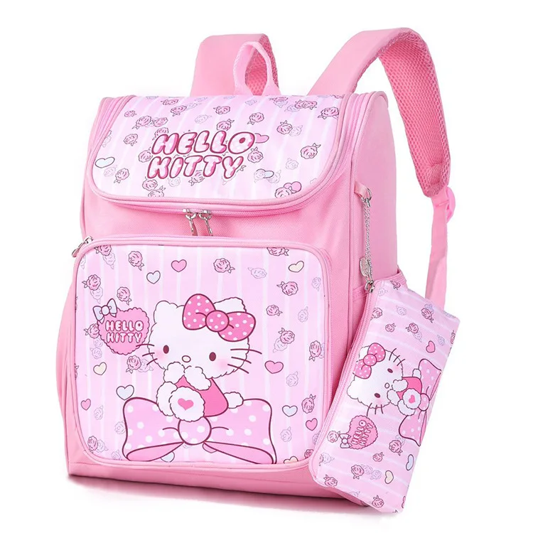 

Cartoon Printing HelloKitty school Borse Children Girls Kids Boys Backpack School Bags Cartoon Fashion Bags For Ladies Girls, Customized color