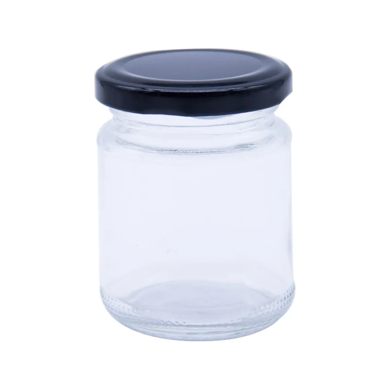 

150ml 195ml 240ml 350ml 450ml 720ml Small Round Glass Jam Bottle Glass Honey Jar, Transparent color