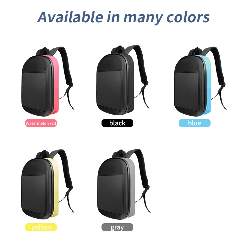 Wholesale 2020 Hot Sales Wifi Control Promotion Led Backpack With Led