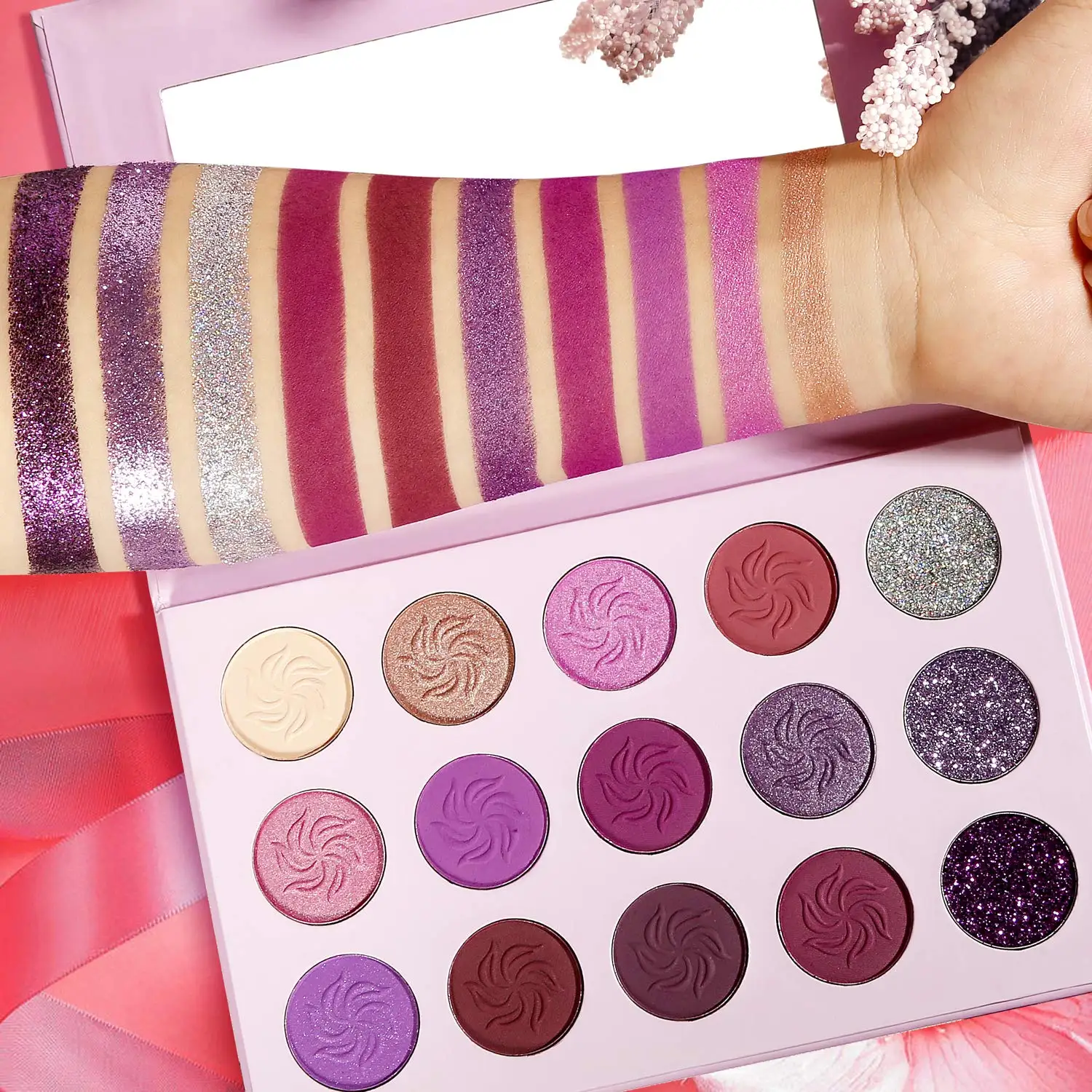 

custom eyeshadow pallet private label eye shadow palette