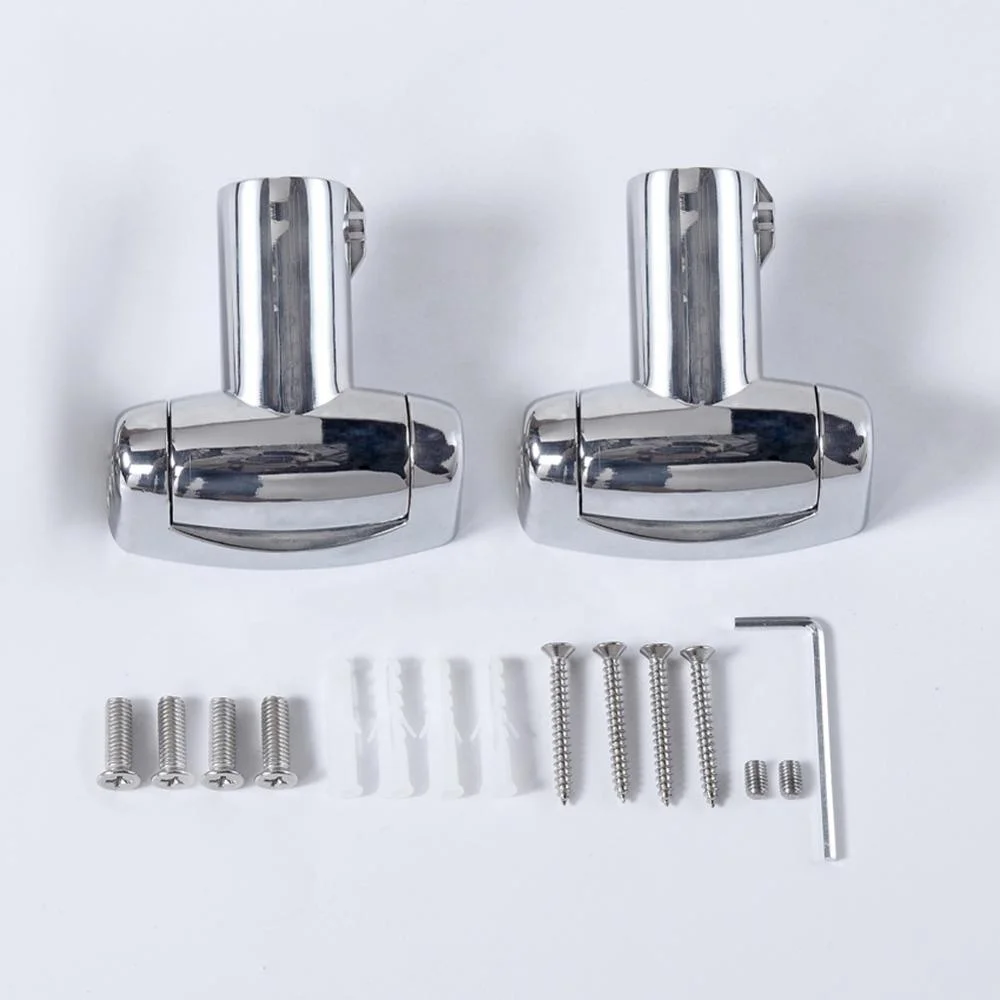 
High Quality Bathroom Accessory Stainless Steel Curved Shower Rod 