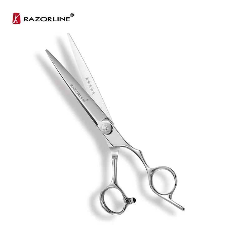 

Razorline AK23 Hot Sale Japan 440C Steel 7 inch Professional Barber Hair Scissors, Excellent mirror polish