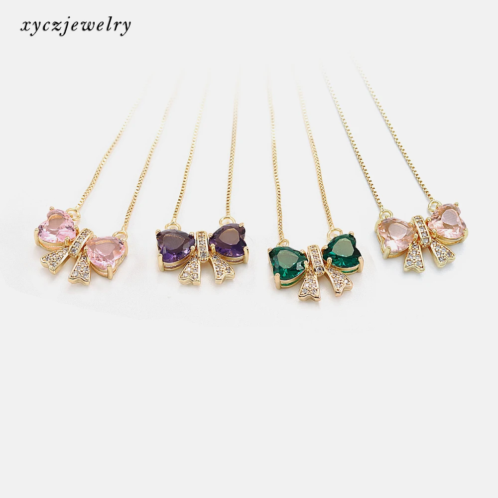 

Xingyu jewelry 2020 Hot sale gold plated butterfly necklace brass beautiful butterfly necklace, White
