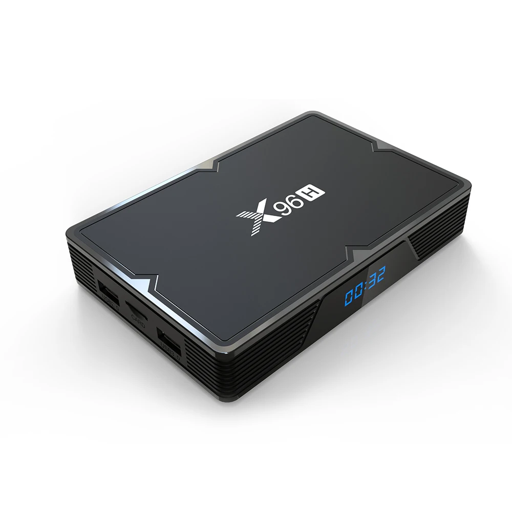 

Reeshine 2019 newest H603 quad core tv box 2.4G 5G wifi X96H android tv box
