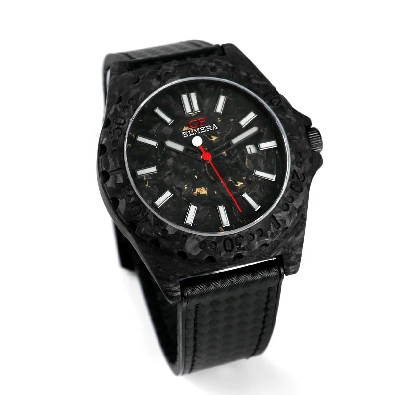 

Forged Carbon Waterproof Automatic Watch Custom Carbon fiber watches