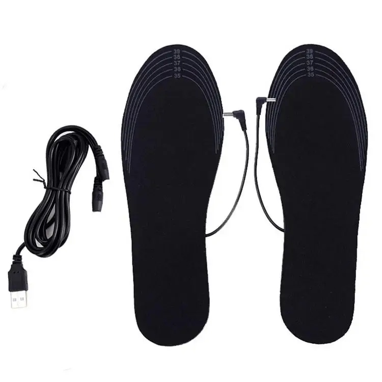 

USB Heated Shoe Insoles Feet Warm Sock Pad Mat Electrically Heating Insoles Washable Warm Thermal Insoles Unisex