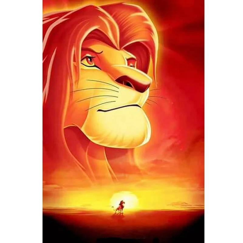 Diamond Embroidery Lion king F