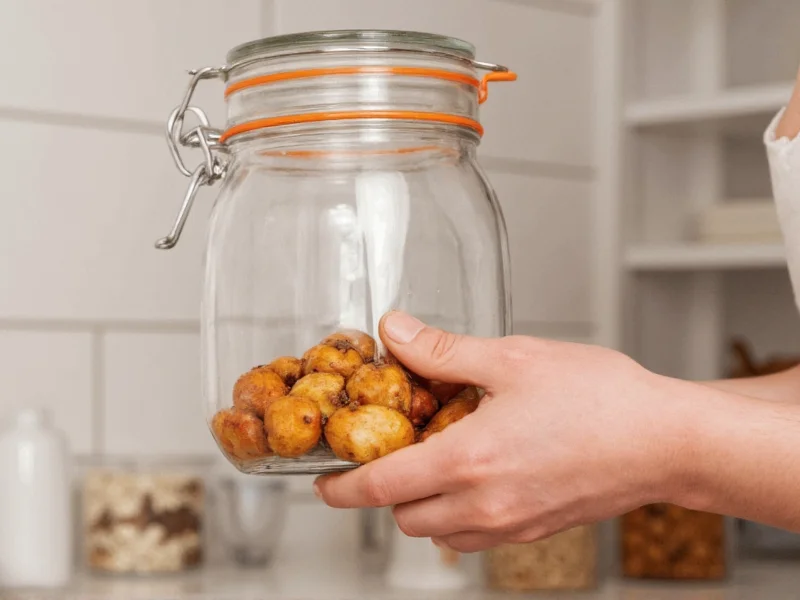 Preventing fruit flies with proper food storage in kitchen
