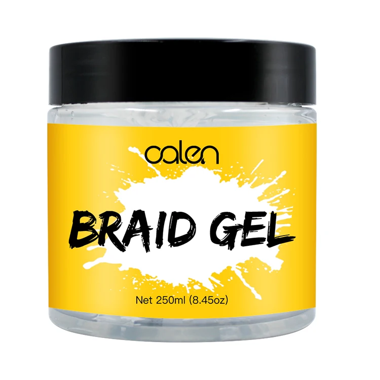 

Wholesales 200ml Private Label Strong Hold Non-greasy Hair Firm Styling Gel For Braid, Clear