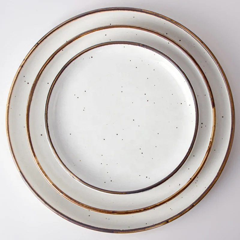 

Catering Hotel Ceramic Dinner Plate Wholesale Restaurant Ceramic Plates Colored