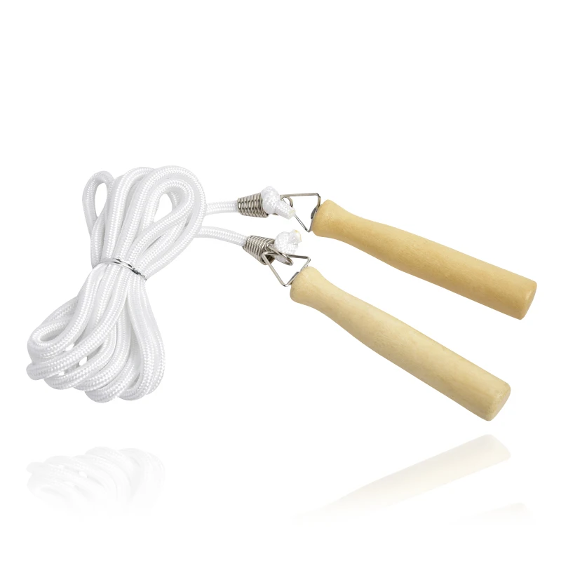 

Professional Gym Fitness Adjustable 275cm Wooden Custom Jump Rope, Customized color