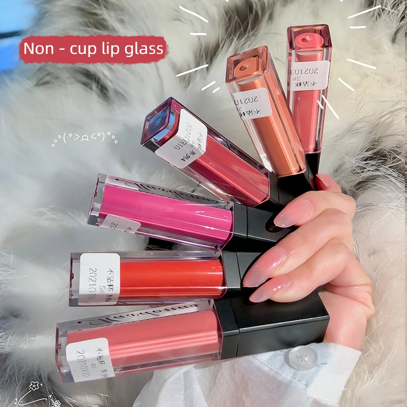 

Wholesale Private Label Velvet Matte Lipgloss Non-stick Cup Liquid Lipstick Makeup Lip Gloss