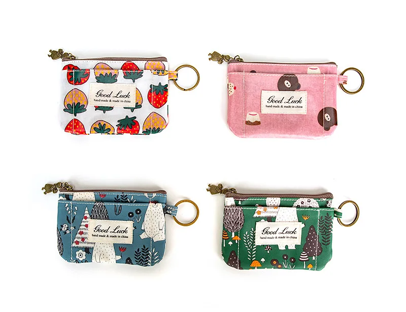 

Cartoon coin purse creative card bag lipstick bag for women
