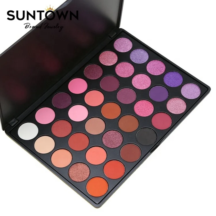 

Eye Shadow Palette Eyeshadow 35 Nude Glitter Eyeshadow Palette Paletas Maquillaje American Makeup Lidschatten Maquillage Vegan