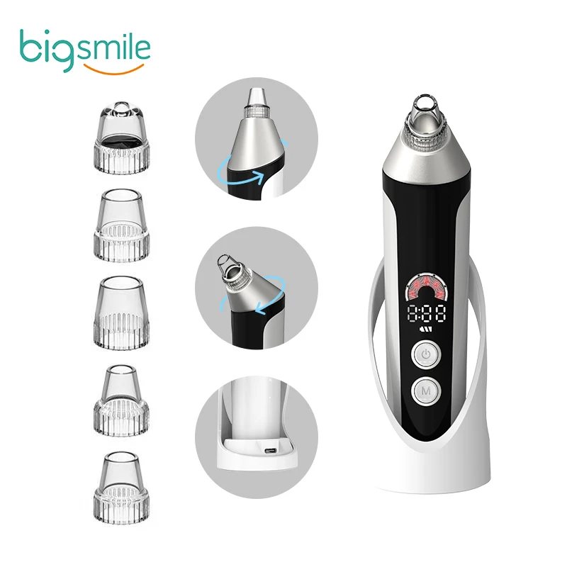 

2020 portable It can rotate 360 degrees Blackhead remover electric blackhead vacuum suction tool acne remover