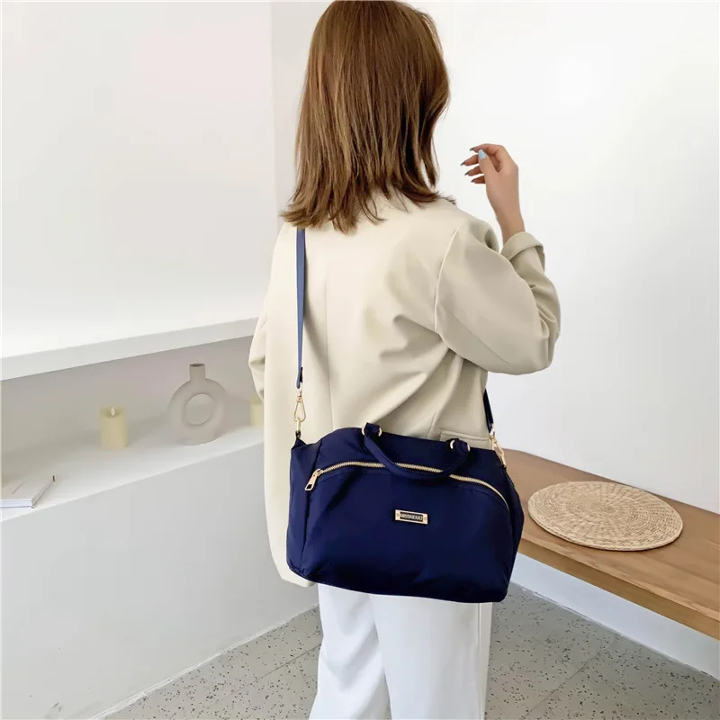 

ST-0503 Boston Handbag Fashion Joker Portable Large Capacity Nylon Woman Shoulder Classic Handbags 2021, Multi color