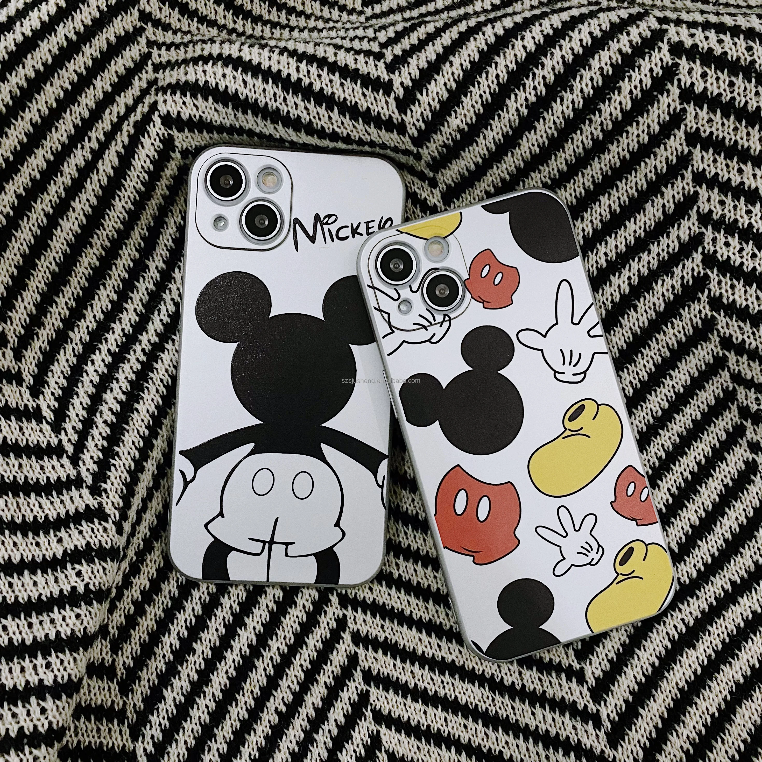 

2021 Hottest Matte Electroplating Silver Mobile Phone Case for iPhone12Promax Teddy Bear Cover for iPhone13pro xr 8plus Cartoon