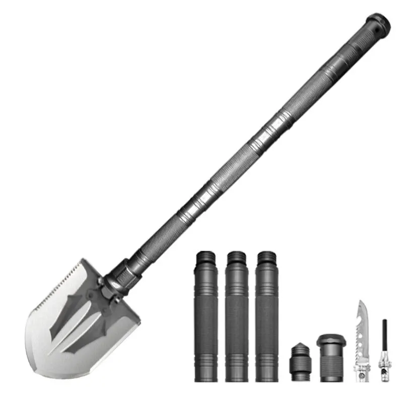 

Amazon Selling Camping Tactical Engineer Shovel With Handle, Black