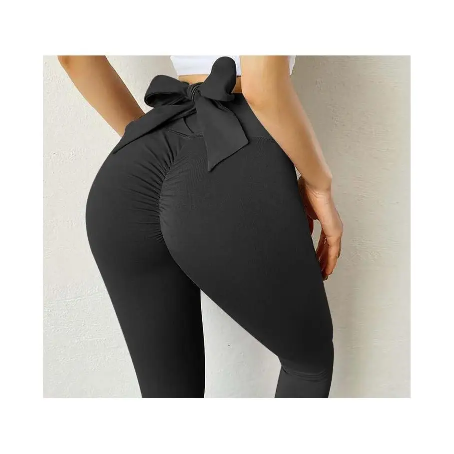 

Bowknot Fitness Legging Tummy Control Seamless Leggings Scrunch Butt Workout Running Yoga Pant Hip Lifting Trainning Wear Energy