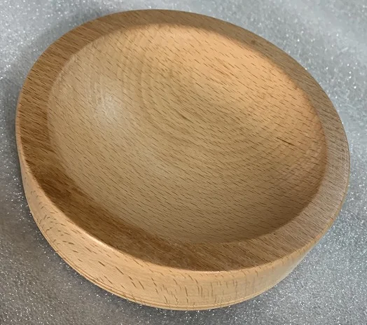 

crystal ball ,beech wood base