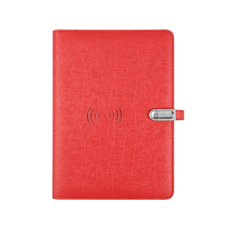 

Personalized leather fast charging over-charging protect wireless charger powerbank, Black, navy, green, red