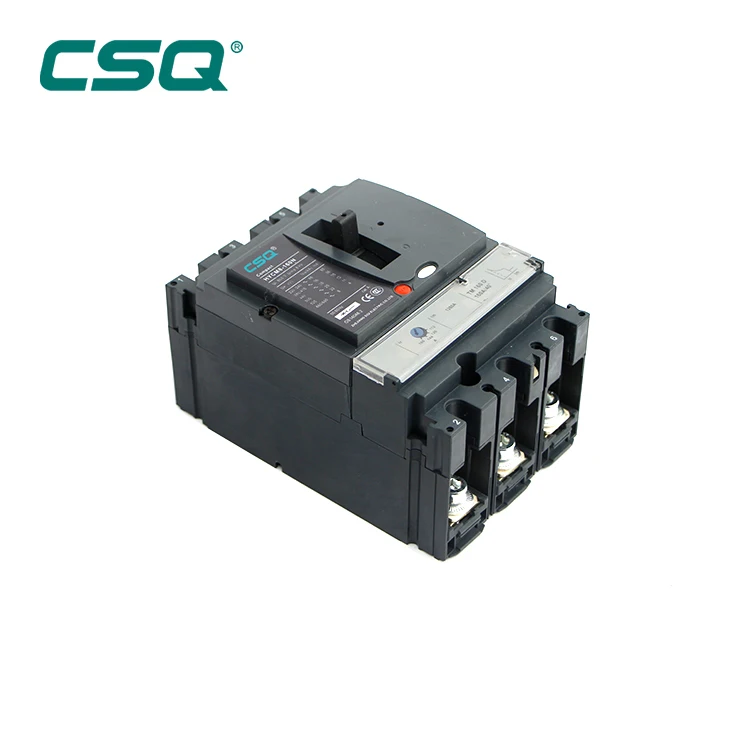 
CSQ 630A 3P Molded case circuit breaker from China supplier black color 4p MCCB CE test new design circuit breaker 